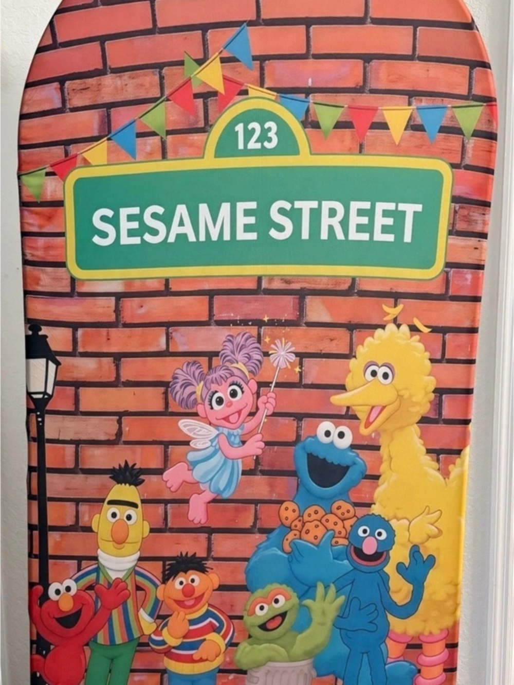Sesame Street Birthday Arch Backdrop Cover